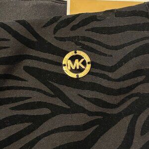 Michael Kors Women’s Skinny Ankle Pull-on Pants - Textured Zebra Print